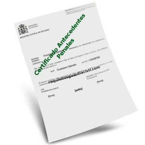 Certificado penal