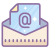 Icono de email, uno de los medios por los que se envía la traducción jurada